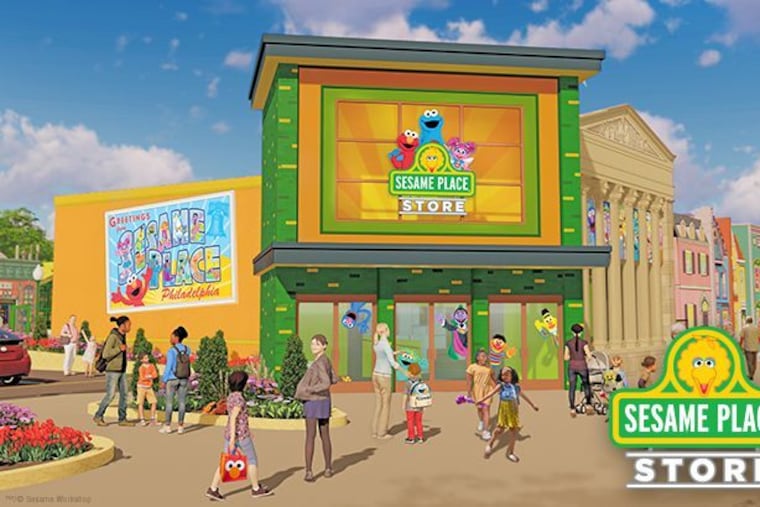 Sesame Place Philadelphia is opening the largest "Sesame Street" themed store in the country in the fall of 2023.