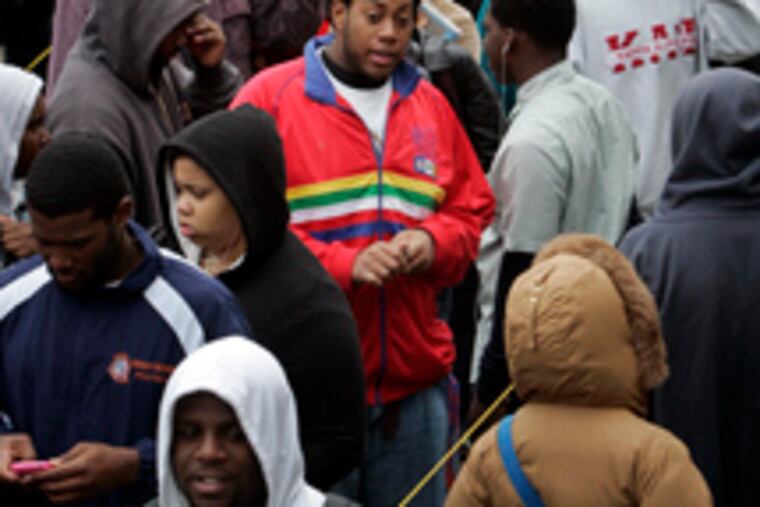 Lincoln University students endured long lines, rain and other inconveniences while waiting to vote in Lower Oxford Township. The average wait was five and a half hours, some said.