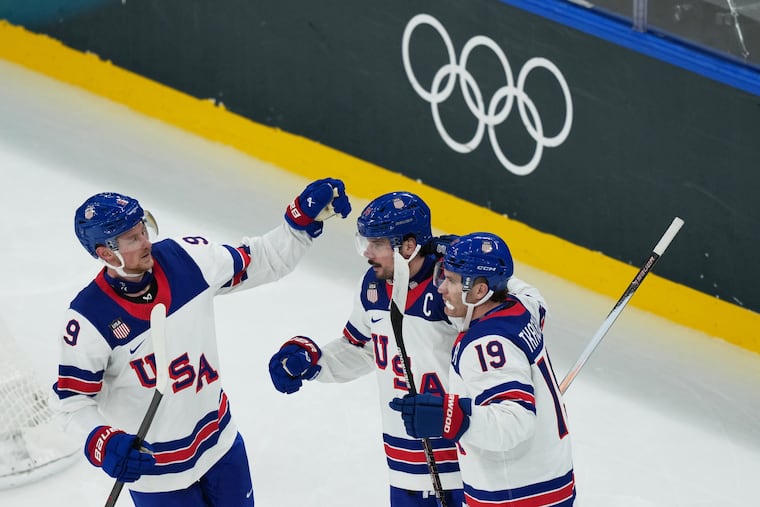 Auston Matthews (center) and the rest of Team USA's men's hockey team are seeking their first gold medal since the "Do you believe in miracles?" victory over the former Soviet Union in 1980.