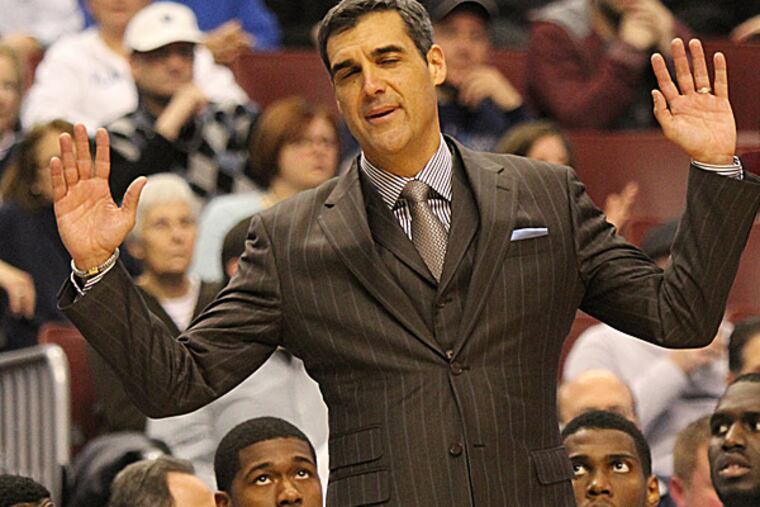 Villanova head coach Jay Wright. (Charles Fox/Staff Photographer)