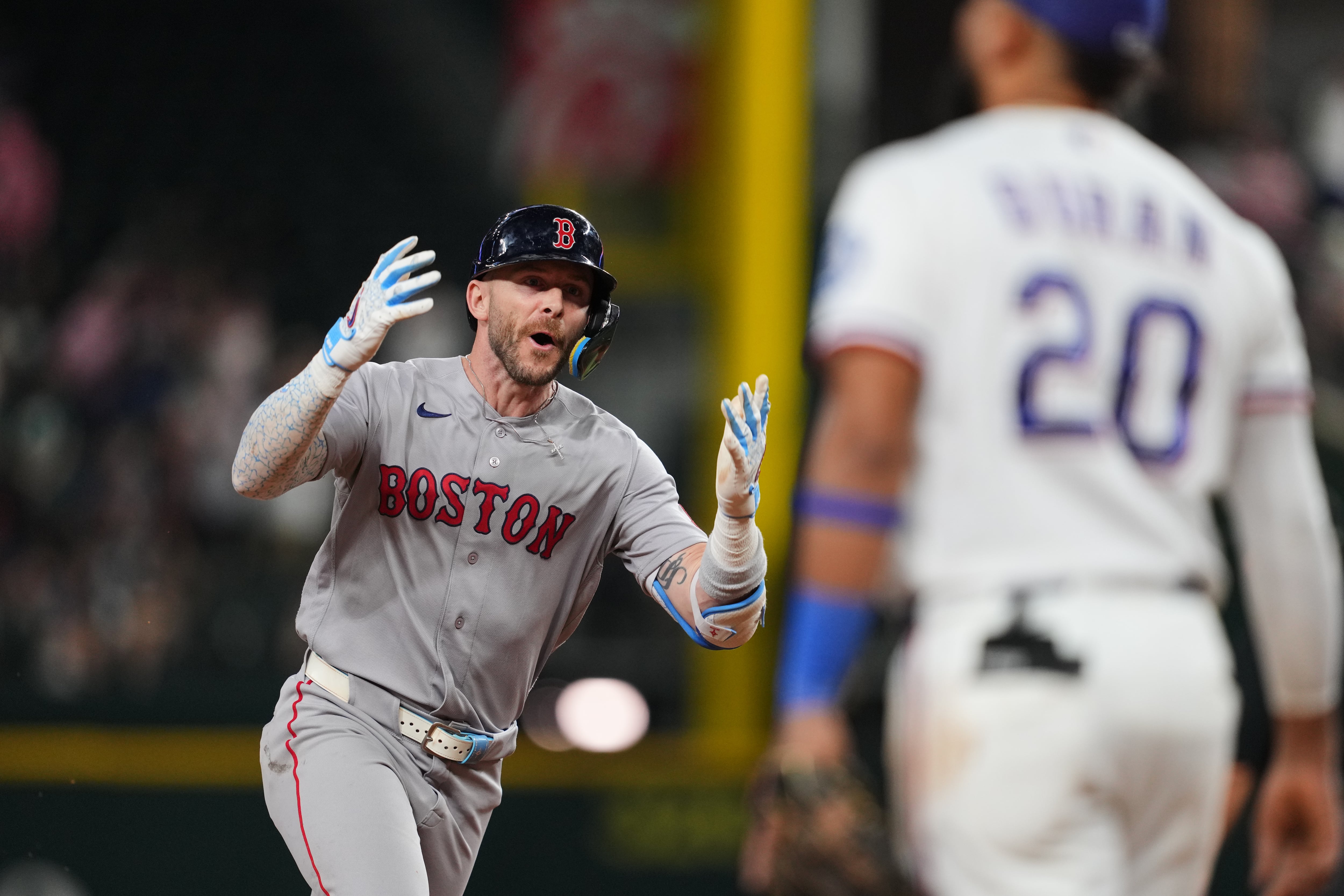 Trevor Story's 3-run homer lifts Red Sox to 4-3 win, dropping Rangers into 2nd place in AL West