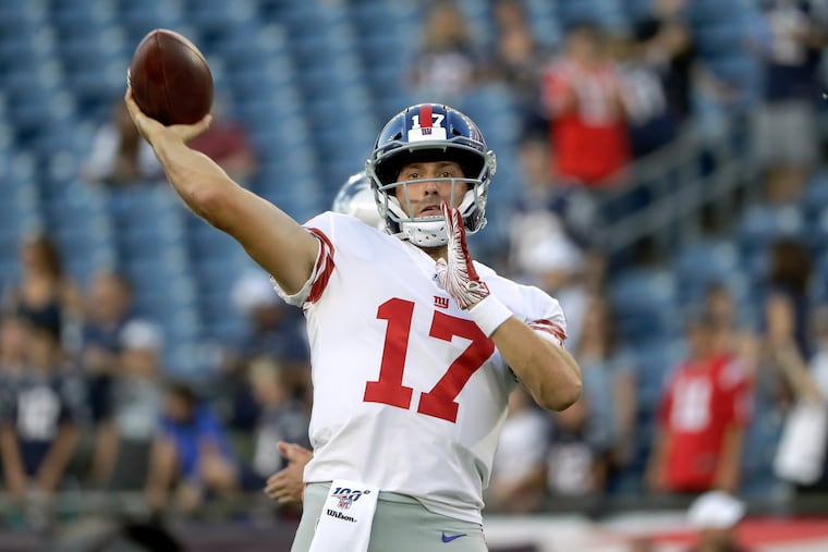 Former New York Giants quarterback Kyle Lauletta, an Exton native, is joining the Eagles’ practice squad.