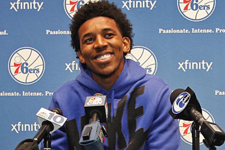 Nick Young is impressed with how hard the Sixers play. (Alejandro A. Alvarez/Staff Photographer)
