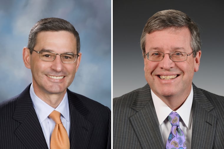 Left to right: Bob Ciaruffoli, the chairman and CEO of Parente Randolph L.L.C. in Philadelphia, and James J. Smart CPA ceo of Smart Devine and Company, LLC.