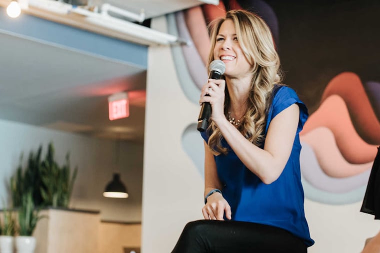 Dreamers // Doers founder Gesche Haas talks about the organization's mission during the Philadelphia chapter launch.