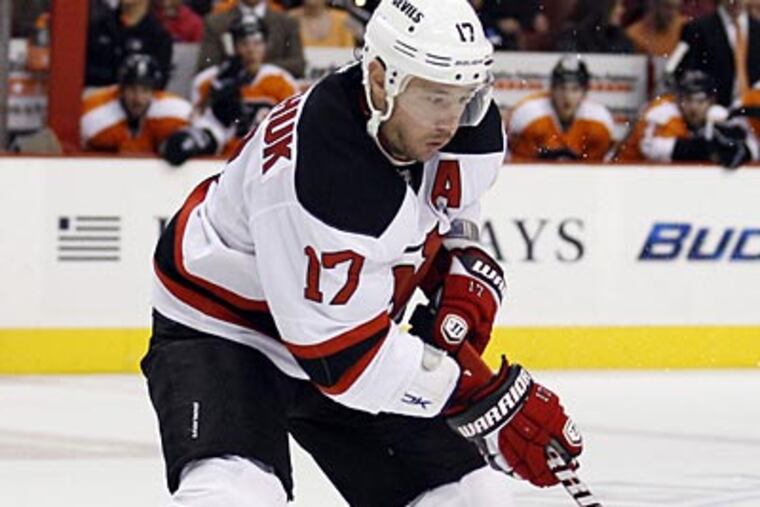 Devils forward Ilya Kovalchuk is tough to coerce into undisciplined penalties. (Yong Kim/Staff file photo)