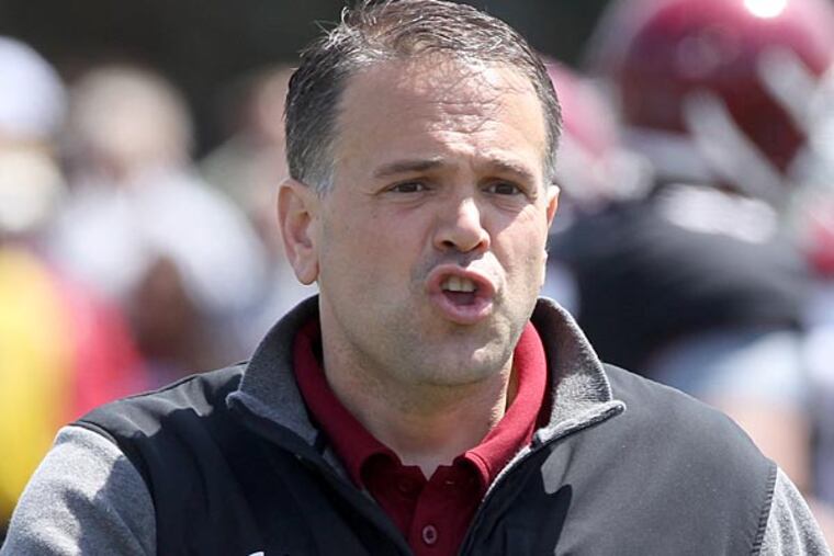 Temple's new head coach Matt Rhule. (Charles Fox/Staff Photographer)