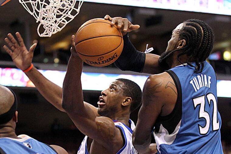 The Sixers' Thaddeus Young. (Yong Kim/Staff Photographer)