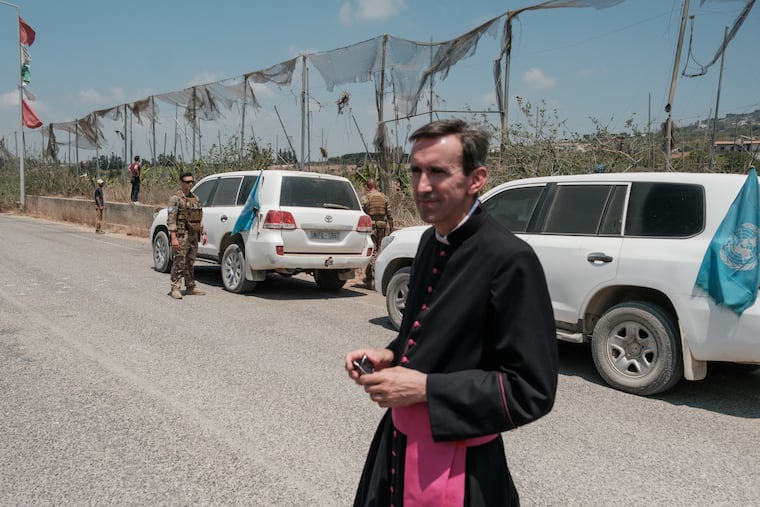 The Rev. Hugues de Woillemont says the Christians who have remained in southern Lebanon “are showing remarkable courage and determination.”