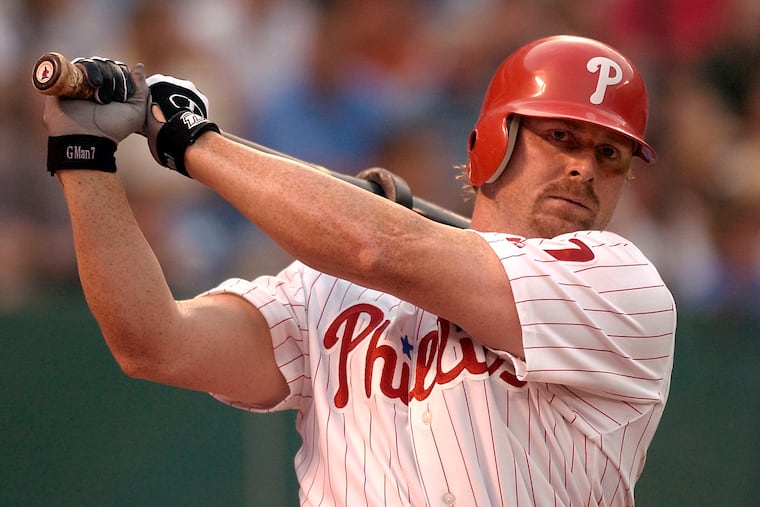 Former Phillies first baseman/outfielder Jeremy Giambi died Wednesday. He was 47,