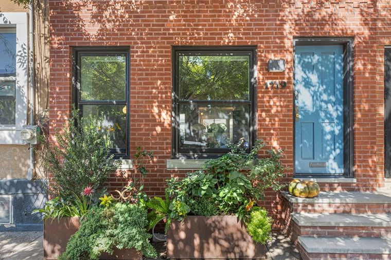 The home's exterior.