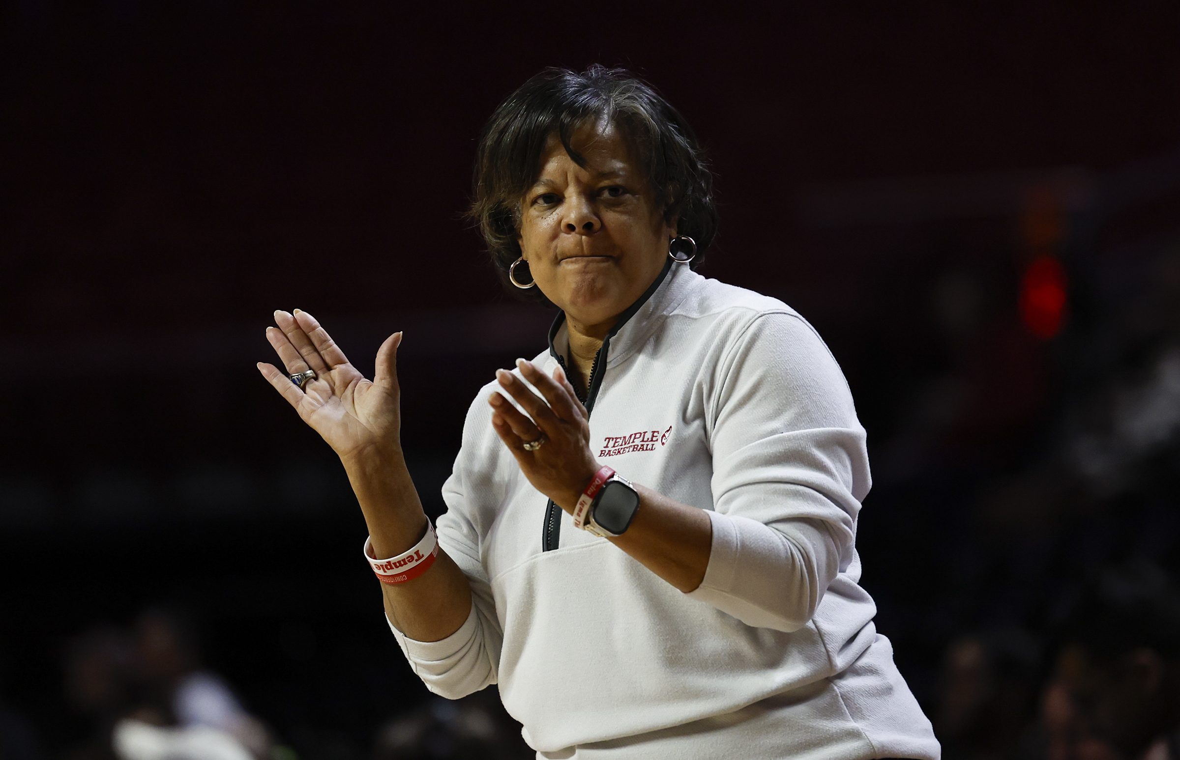 Temple head coach Diane Richardson had plenty to cheer about on Saturday.