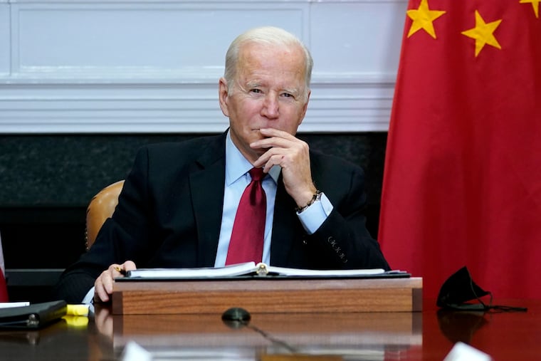 The Biden administration says it is imposing new sanctions on several Chinese biotech and surveillance companies and government entities for actions in Xinjiang province.