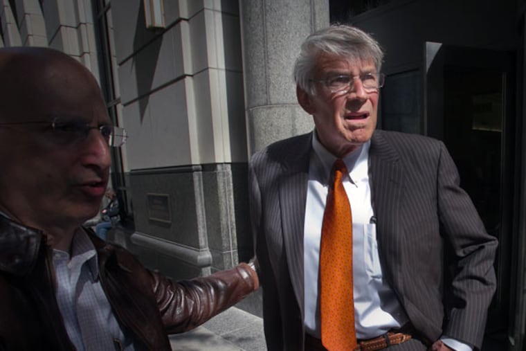 Thomas Bergstrom, defense attorney for Monsignor William Lynn,
says he plans to file an emergency petition to get Lynn freed on bail. (ALEJANDRO A. ALVAREZ / STAFF PHOTOGRAPHER)