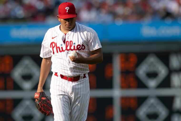 A hamstring strain will keep Ranger Suarez out of more than one start.