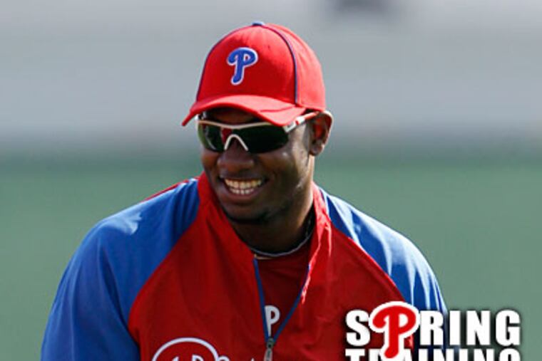 Domonic Brown hopes to win a spot on the Phillies' opening day roster. (Yong Kim/Staff Photographer)