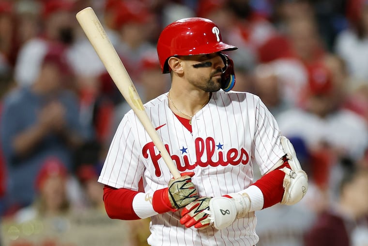 Nick Castellanos and the Phillies travel to Phoenix to take on the Diamondbacks in Game 3 of the NLCS Thursday.