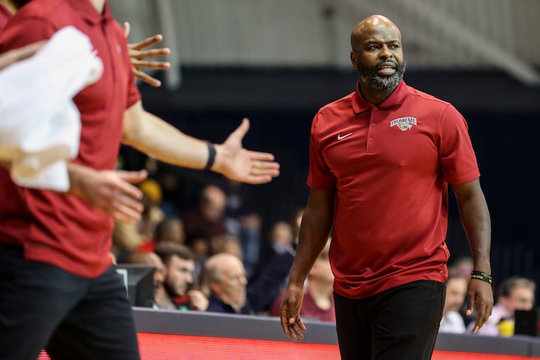 Former Penn basketball star Mike Jordan has sued Lafayette College, alleging he was wrongfully terminated as the school's men's basketball coach.