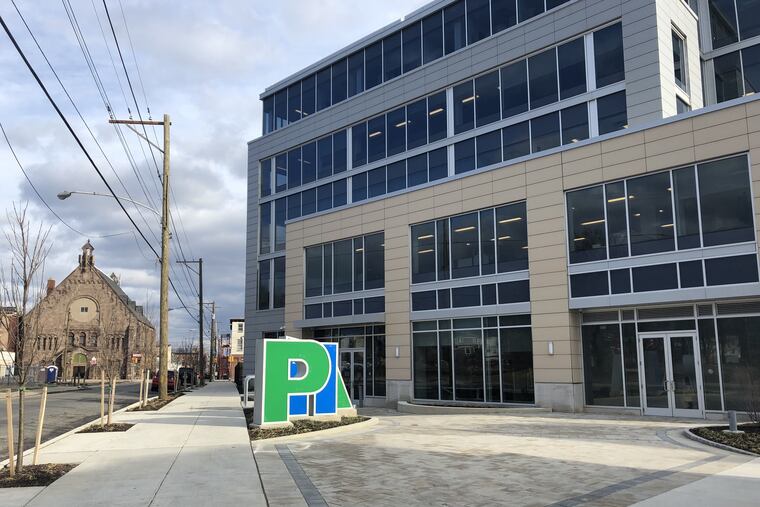 The public entrance to the Philadelphia Housing Authority's new headquarters is located at Ridge and Jefferson.