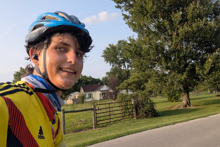 Incoming Swarthmore College student Finn Fremstad spent roughly a month cycling across the U.S.