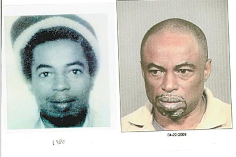 Lorenzo Carter in 1980 (left) and 2008.