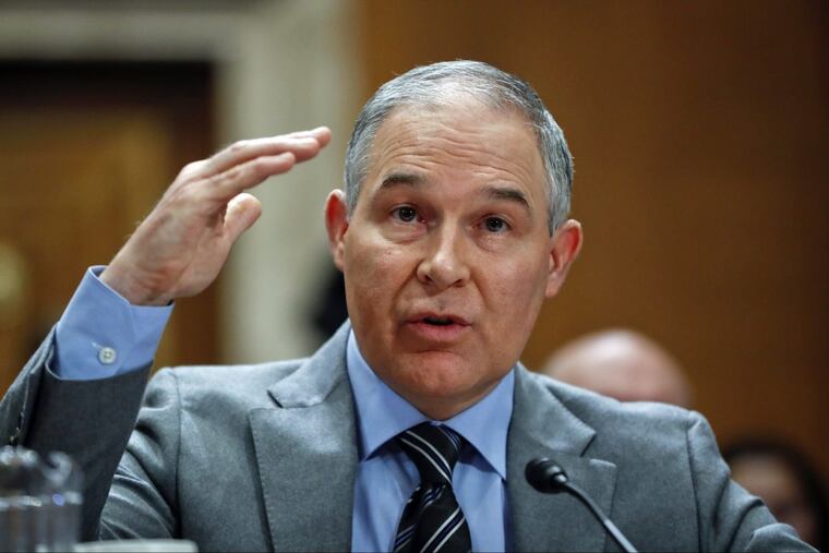 Environmental Protection Agency administrator Scott Pruitt