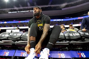 LeBron James living it up while the NBA world awaits his next decision