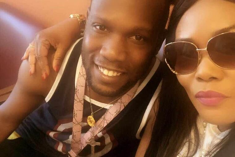 Maurice Gordon, left, of Poughkeepsie, N.Y., was fatally shot by a New Jersey State Police sergeant on the Garden State Parkway in Bass River, Burlington County, on May 23, 2020. He is shown in this family photo with his mother, Raquel Barrett.