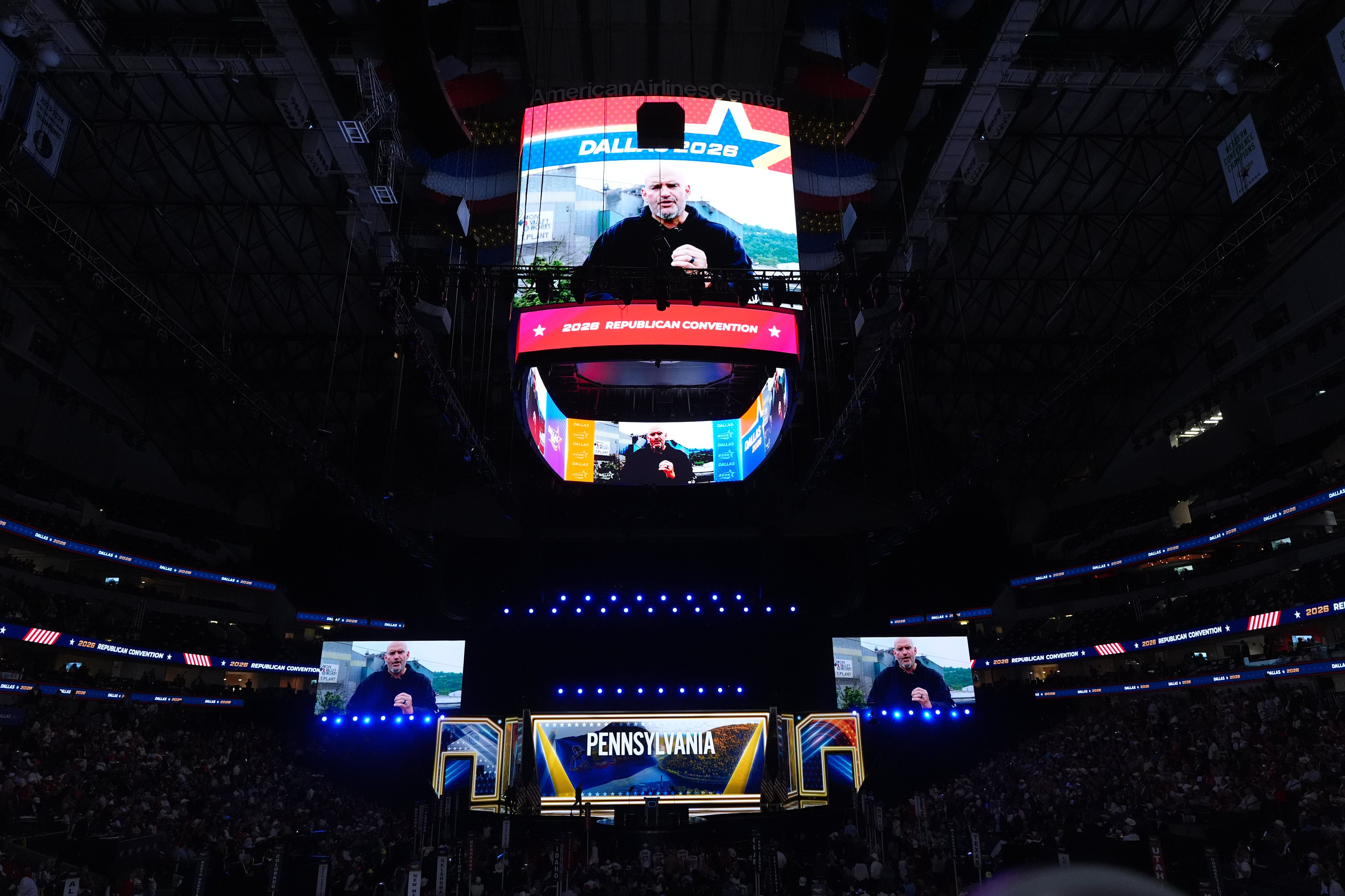 Sen. John Fetterman appears in GOP convention video praising Trump on supporting steelworkers
