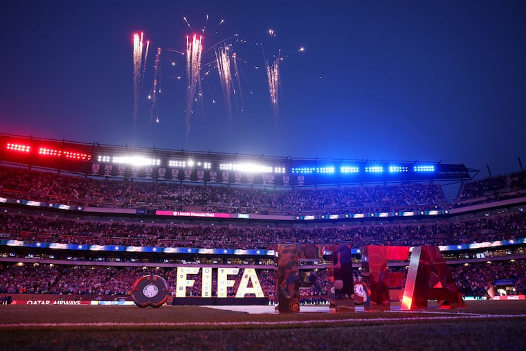 General view inside the stadium during the FIFA Club World Cup 2025 quarter final match between SE Palmeiras and Chelsea FC at Lincoln Financial Field on July 04, 2025, in Philadelphia, Pennsylvania.