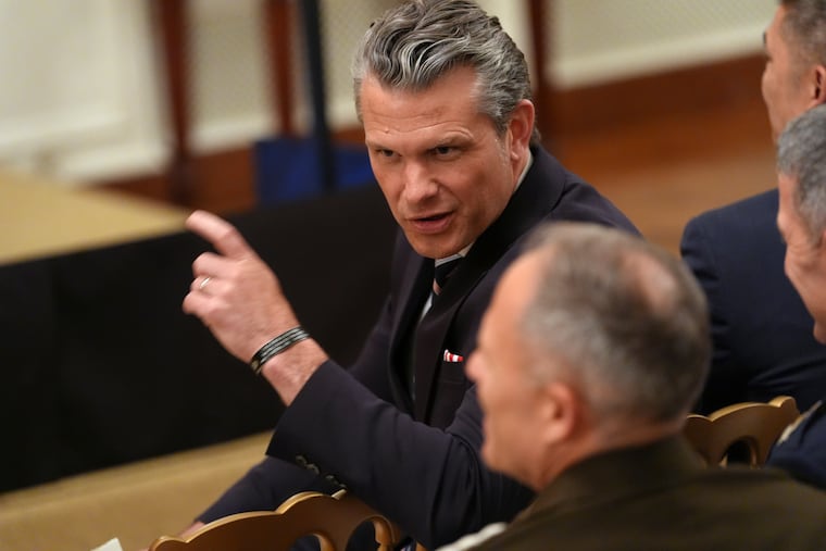 Defense Secretary Pete Hegseth attends a Medal of Honor ceremony in the East Room of the White House, Thursday, June 18, 2026, in Washington. Hegseth, an opponent of diversity initiatives, has repeatedly denied promotions to highly qualified minority and female officers.