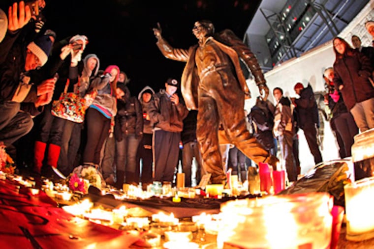 Joe Paterno's exterior was beyond gruff sometimes, but there was a core of good in him. (Gene J. Puskar/AP)