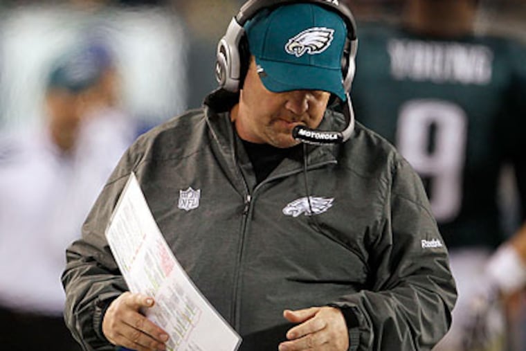 Marty Mornhinweg bumped into Jim Washburn at one point Sunday night, according to a source. (Yong Kim/Staff Photographer)