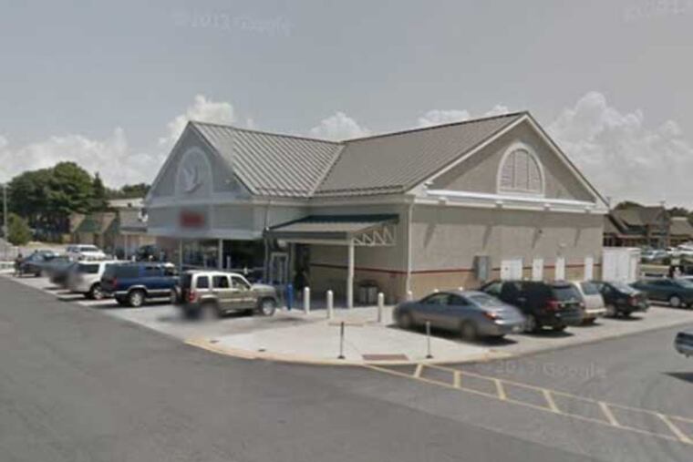 Police say Terron Reed was arrested after assaulting and threatening workers at a New Castle, Del., Wawa. (Photo from Google Maps)