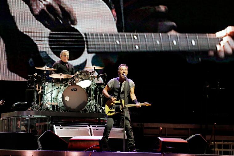 Bruce Springsteen and the E Street Band perform at Citizens Bank Park Wednesday, September 7, 2016.