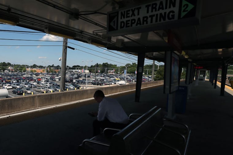 The Lindenwold station is one of only four PATCO stations in New
Jersey that will be open the weekend of the papal visit. Those living near them are growing concerned. (DAVID MAIALETTI / Staff)