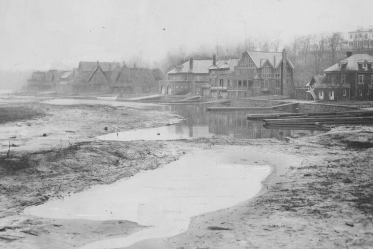 Boathouse Row in 1934