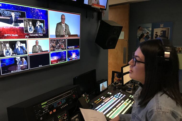 Sophia Hughes, a senior at North Penn, produces, directs, and writes for NPTV.