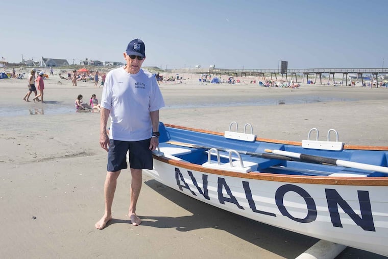 Murray Wolf, 77, captain of the Avalon Beach Patrol since 1967. Not everyone is a fan, but he's OK with that.