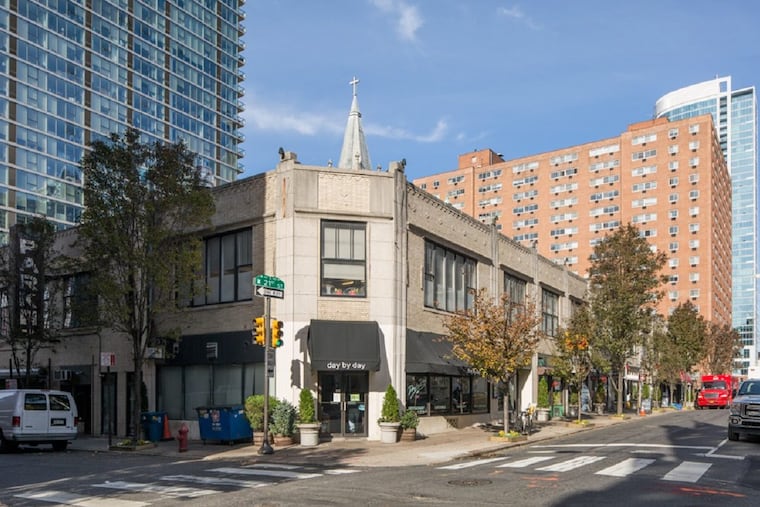 Retail and office building at 2100 Chestnut St.