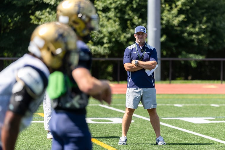 La Salle coach Brett Gordon was a star quarterback for the program in the 1990s. Now he's the coach and his son is the QB.