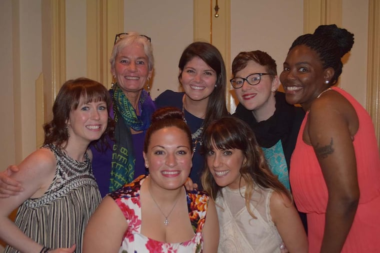 Gesu teachers (front row, left to right) Dana Gilbert, Amanda Rice, Erin Williamson, and (back row, left to right) Mary Ryder, Mary Liva, Sarah Weir and Tammi Crummy.
MAGGIE HENRY CORCORAN