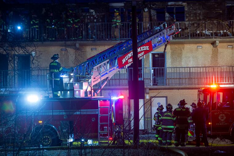 The Runnemede Fire Department was one of multiple fire companies that responded to a four-alarm fire at the Howard Johnson hotel in Blackwood on Wednesday morning.
