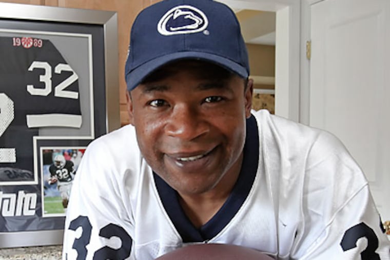 Former Penn State star Blair Thomas is on his way back to full health after suffering heart problems. (Steven M. Falk/Staff Photographer)