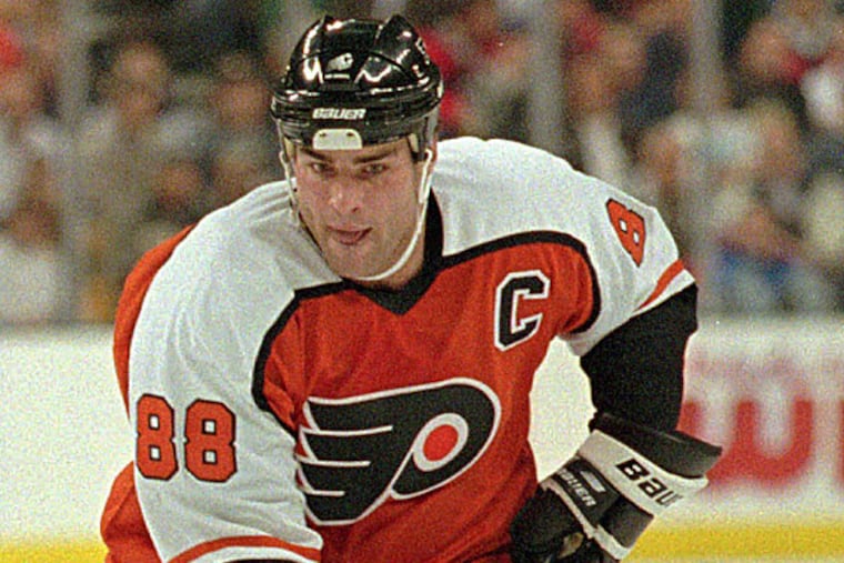 Former Flyers captain Eric Lindros. (Ed Nessen/AP file photo)