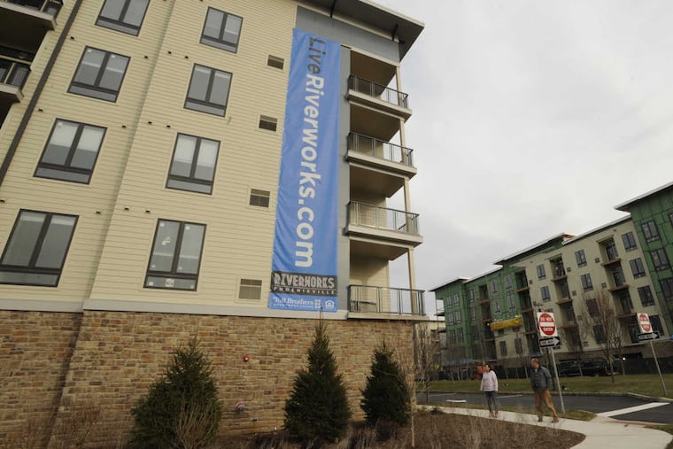 The Riverworks apartment complex in Phoenixville, Pa.