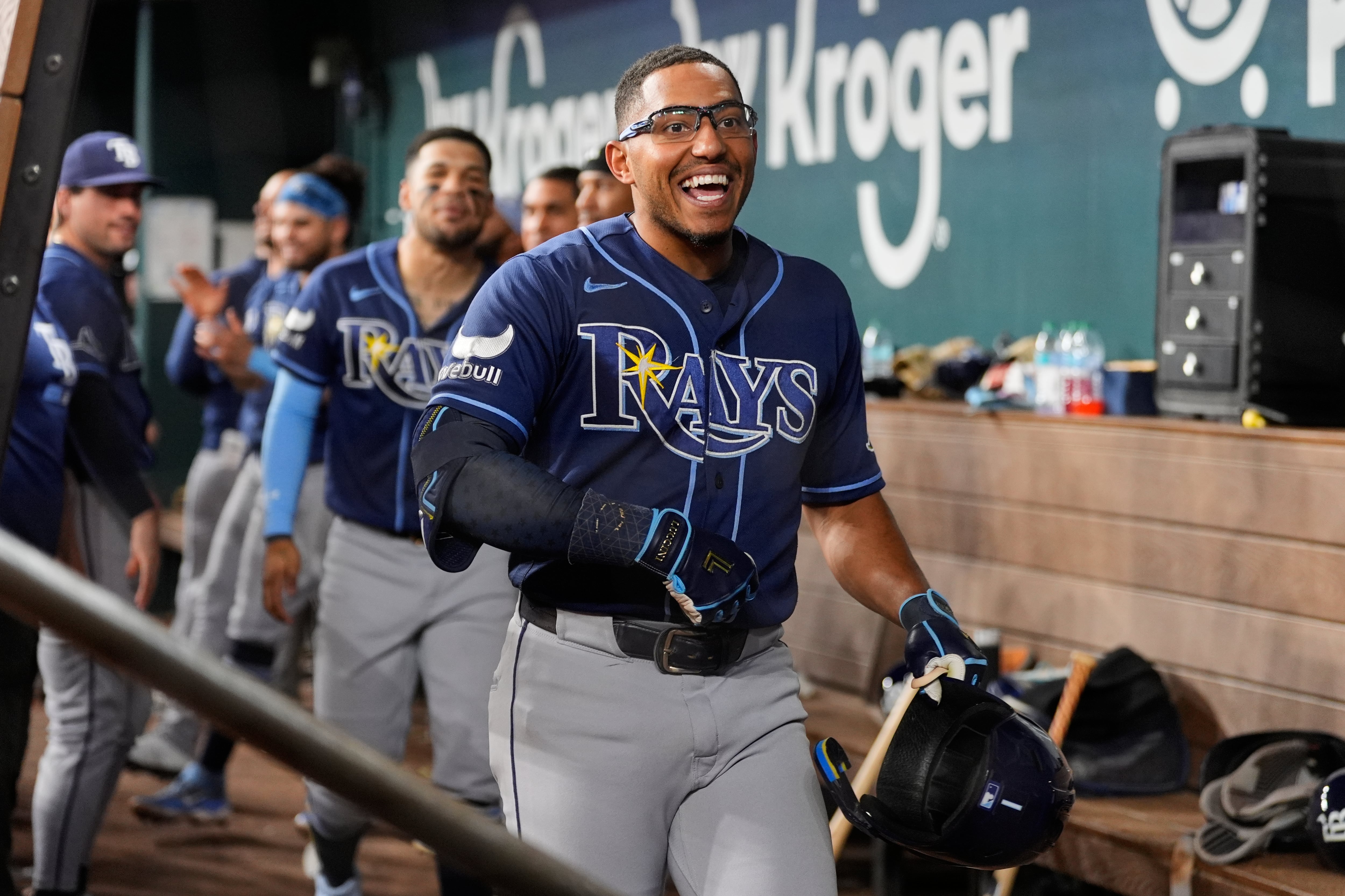 Aranda and Palacios homer as Rays overcome first Rangers grand slam of season in 7-6 win