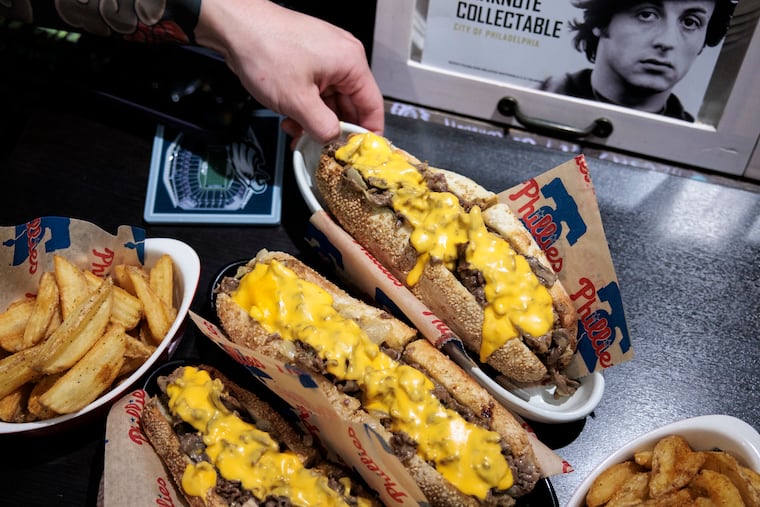 Philly cheesesteaks at Nihonbashi Philly on Sunday, Nov. 9, 2025 in Tokyo, Japan.