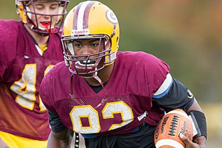Glassboro's Corey Clement is South Jersey's all-time leading rusher. (Ed Hille/Staff Photographer)