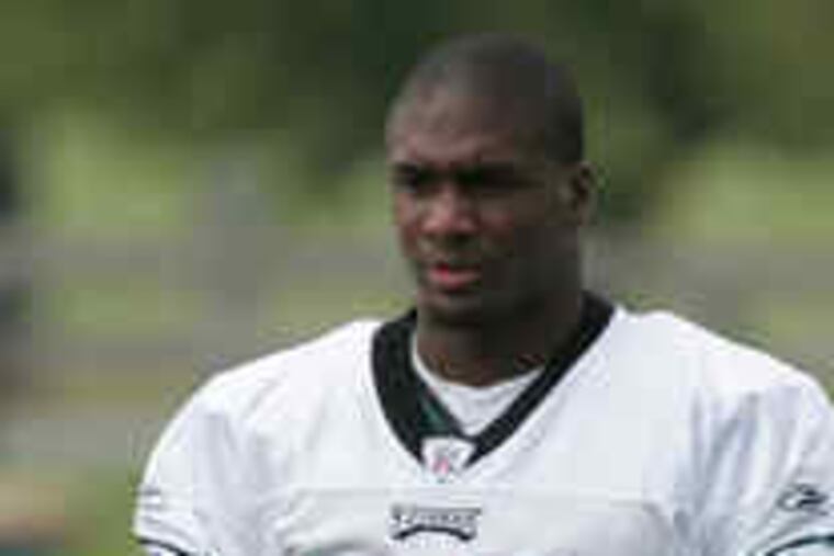 Darren Howard led the Eagles last season with 10 sacks.